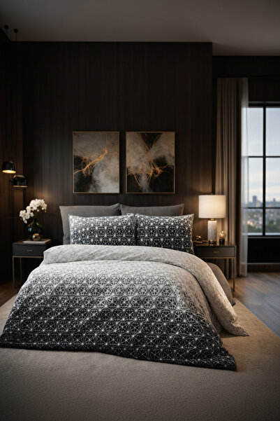 Vintero Home Daily Ranforce Cotton Lu Double Duvet Cover Set - 200X220 cm