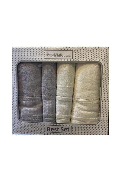 Özdilek Σετ μπάνιου Blossom Cream Grey