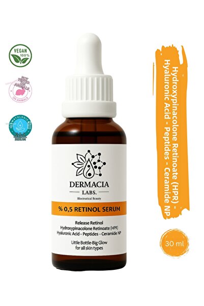 Dermacia Labs Anti-Wrinkle and Anti-Aging, 0.5% Retinol Serum 30 ml |   Vitam...