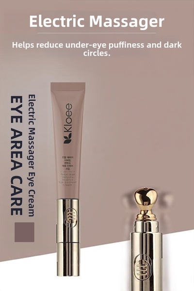 Kloee تدليك كهربائي تهتز تحت العين - كريم الشيخوخة والتجاعيد والهالات السوداء...