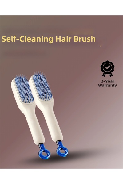 Nacario Mey Import ®   Self-Cleaning Massage Hair Comb – Anti-Static, Ergonom...