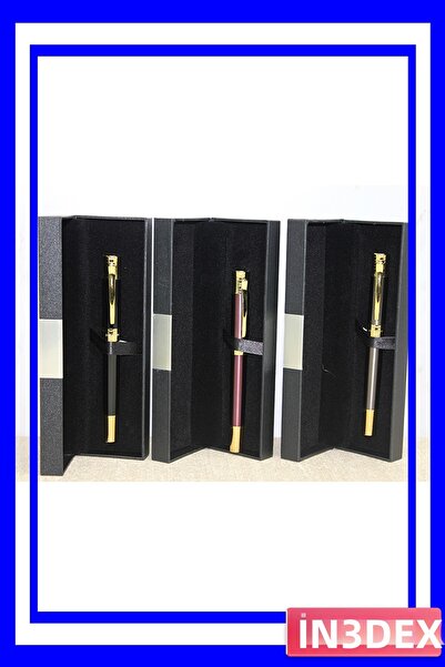 İN3DEX Matte Metal Body Ballpoint Pen Special Box Presentation