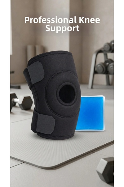 Clevora Cross-Support Sports Knee Brace Thermogel for Meniscus Pain