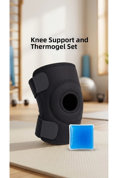 Clevora Sports Supported Cross Ligament Knee Brace with Thermogel for Meniscu...