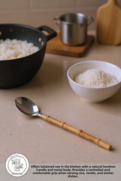 Bambum Mundo Bambu Handle Rice Spoon 28*7.5cm