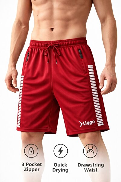 Liggo شورت كابري رياضي، شورت كرة السلة، شورت كرة القدم، شورت التدريب