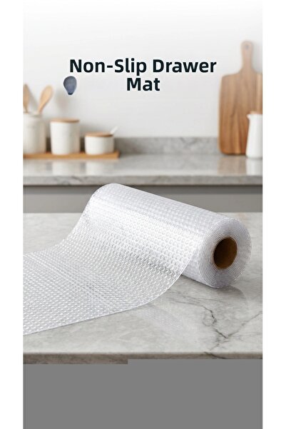 My Reality Fashion Husa transparenta anti-alunecare pentru raft interior dula...