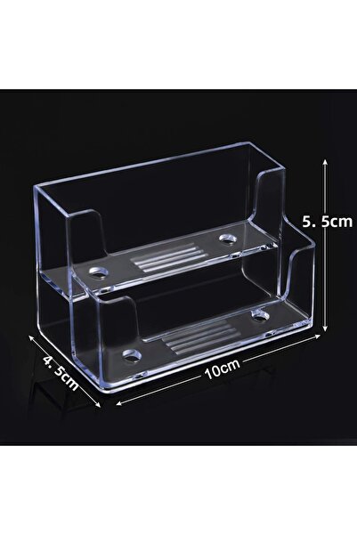 Bigpoint Business Card Holder 2 Pack Transparent