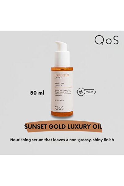 QOS سيروم العناية بالشعر الفاخر من إسينشال روتين سنست جولد 50 مل