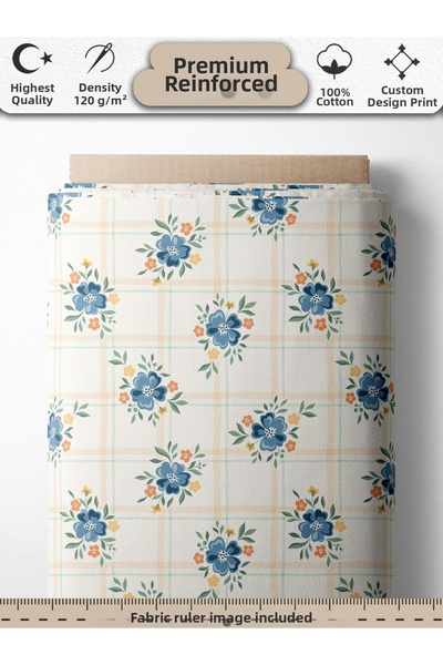 FabricsTown 100% Βαμβακερό ύφασμα Ranforce 100x240 εκ. 120 γρ./τ.μ. Ψηφιακή ε...