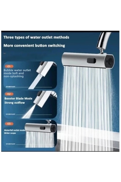 AyrStore رأس صنبور بوجز قابل للدوران 360 درجة