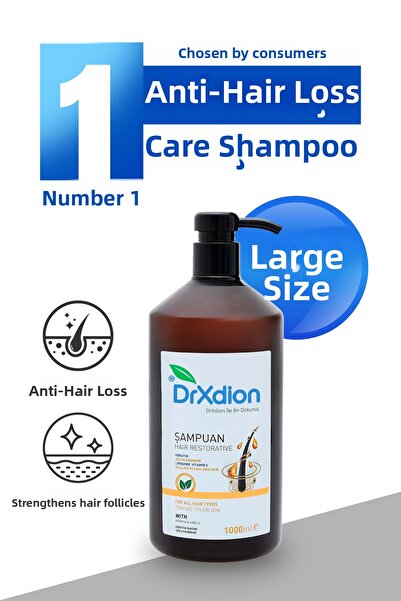 DrXdion شامبو يحتوي على البيوتين، والكيراتين، والأرجينين، والكولاجين، وحمض ال...