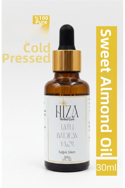 HİZA HERBAL CARE زيت اللوز الحلو الطبيعي 100% 30 مل