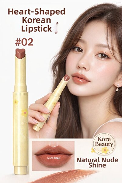 Gege Bear Peach Glass Glossy Korean Lip 02 – Gel Structure |   Moist, Lightwe...