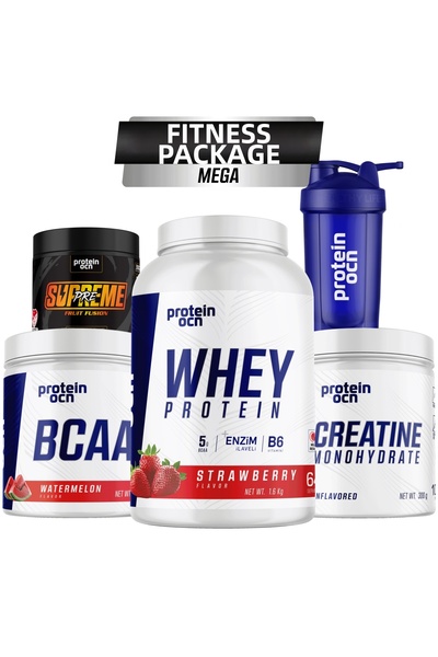 Proteinocean حزمة اللياقة البدنية الضخمة - الفراولة والبطيخ