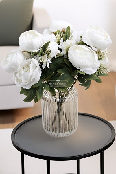 Yapay Çiçek Deposu Aranjament de trandafiri Marseille cu 7 ramuri, flori arti...