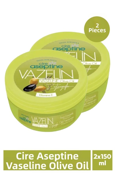 CIRE ASEPTINE Vaseline with Olive Oil 150 ml 2 Pieces