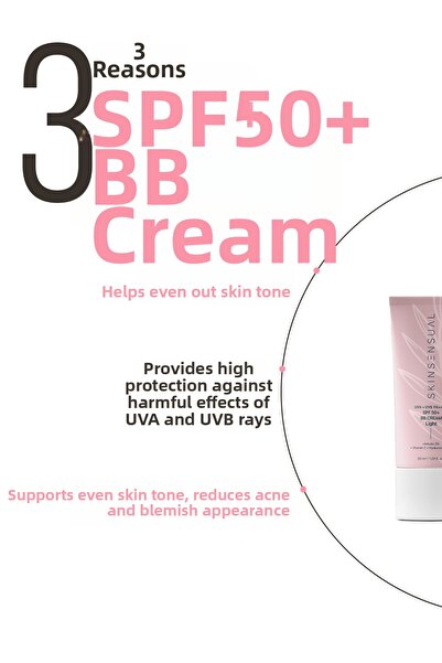 Skin Sensual Bb Cream Light 30ml Spf50 Pa++++ |   Anti-Blemish, Bright Skin Appearance |   Uva/Uvb Protection