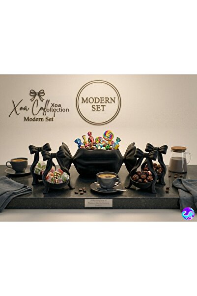 XOA Collection مجموعة ماجستي إديشن الفاخرة المكونة من 5 قطع: وعاء سلطان كبير ...