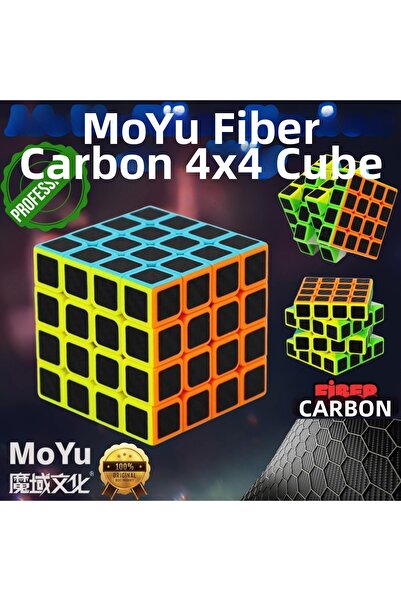 Doğan Oyuncak Dünyası مكعب MoYu الأصلي من ألياف الكربون 4x4 - مكعب سرعة Moyu ...