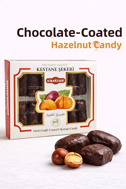 Kibarzade حلوى الكستناء المغطاة بالشوكولاتة (240 جرام)
