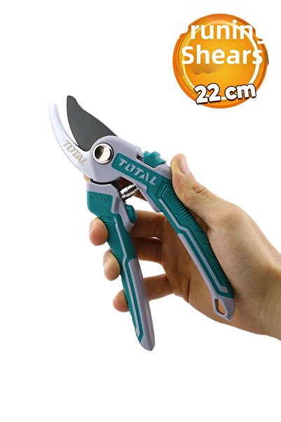 TOTAL Foarfecă pentru tăierea plantelor de grădină, flori, trandafiri, răsadu...