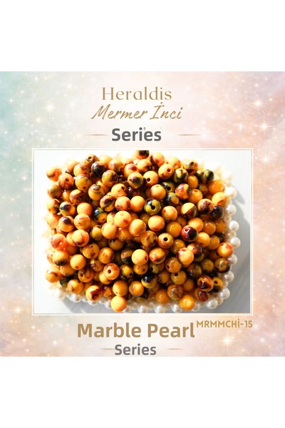 CSG BAZAAR 10 mm Plastic Marble Pearl Beads 100 Pieces Mrmmchi-15