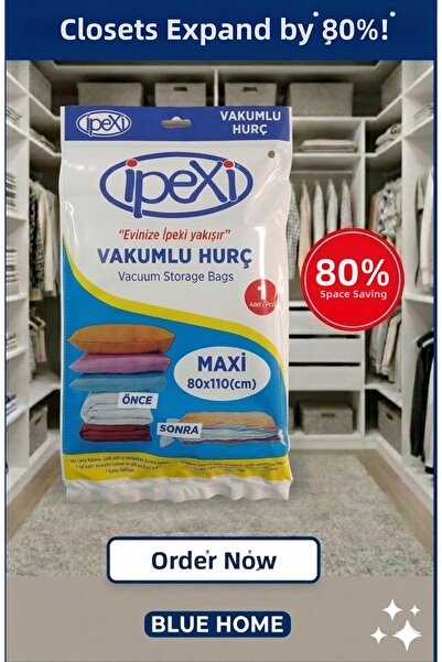 Blue Home Sac de vidare Maxi 80 cm x 110 cm. İPEXİ