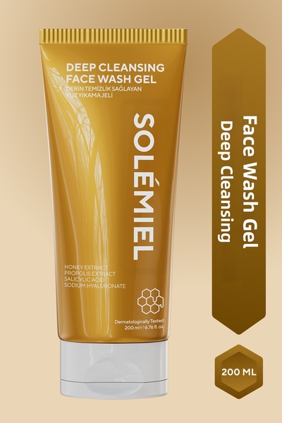 Solemiel Purifying Honey and Propolis Extract Face Wash Gel for Oily and Acne...