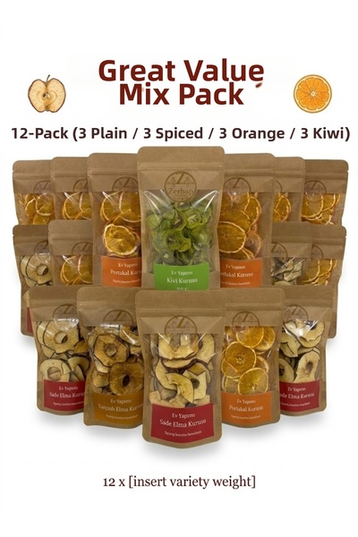 ZERBAP Dried Fruit Mix Set Advantageous Package 12 X 50 g