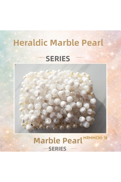 CSG BAZAAR 10 mm Plastic Marble Pearl Beads 100 Pieces Mrmmchi-18