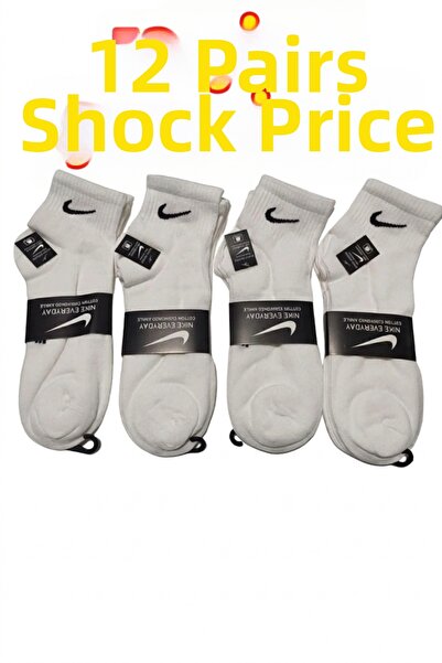 Bitekstil Quality Stitch-Free Socks Cotton Pairs of Short Long Socks Anti-Swe...