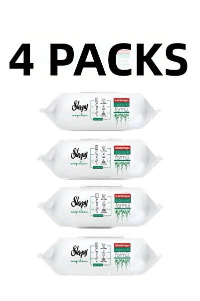 Sleepy مناديل تنظيف الأسطح 100 قطعة 4 عبوات 400 ورقة