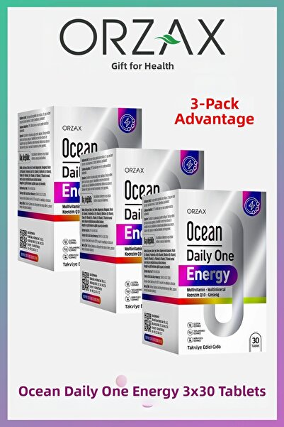 Ocean ديلي وان إنيرجي 30 قرص 3 قطع