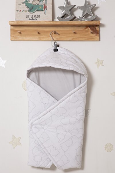 Bebetto Woven Swaddle (Happy Animal) Gray