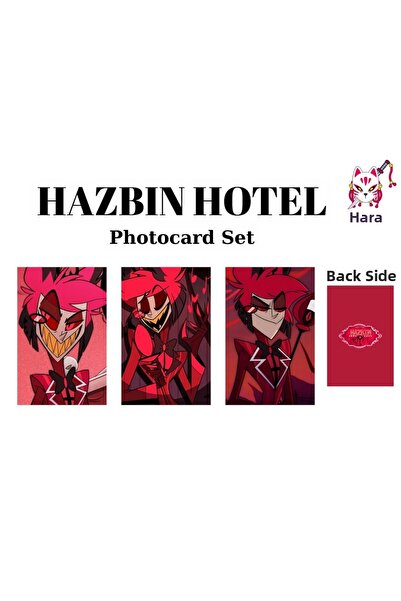 Hara Company Σετ Φωτοκαρτών Hazbin Hotel Alastor / Σετ Καρτών Συλλογής