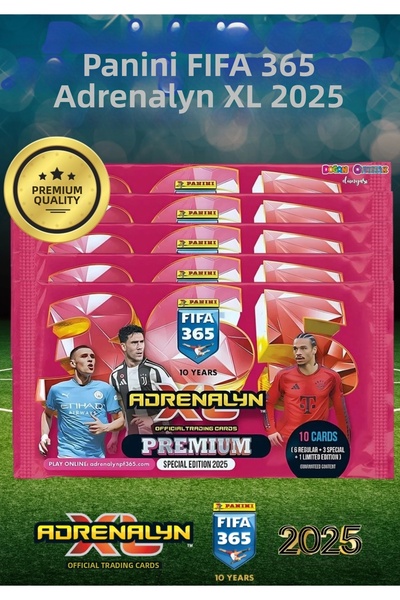 Doğan Oyuncak Dünyası بطاقة ألعاب Panini Premium FIFA 365 Adrenalyn XL 2025 -...