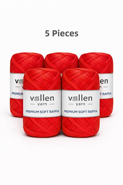 vollen yarn Pachet de 5 bucăți de ață moale premium din rafie |   Hârtie de p...