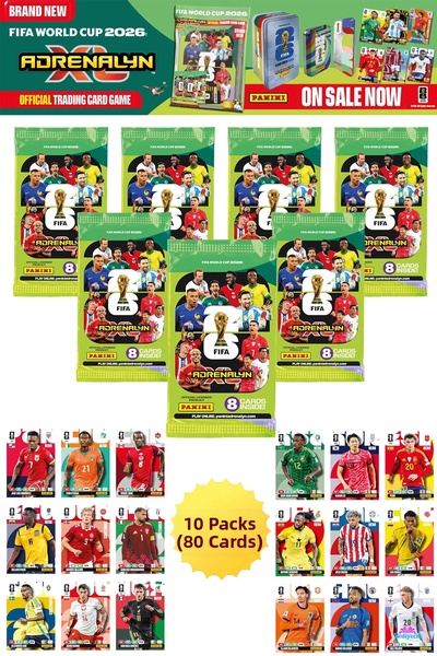 hediyecik Panini World Cup Fifa World Cup 2026 Adrenalyn XL Trading Card Pack...