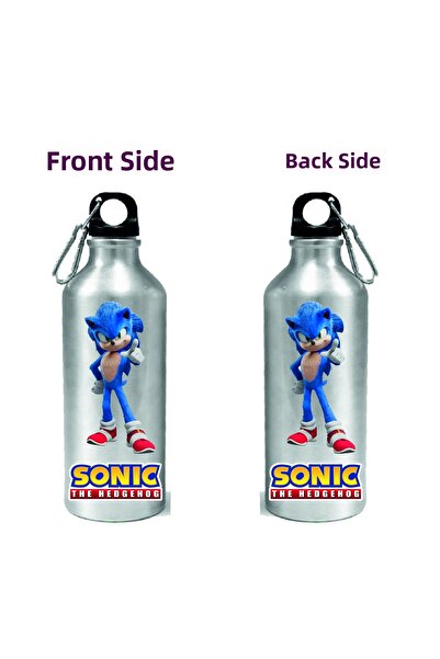 DKDZ SHOP قارورة ماء معدنية بسعة مطبوع مل مع خطاف فضي.