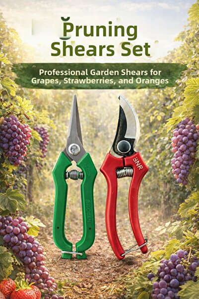 ByKurt Foarfece de tăiat pentru legături curbate 20CM și foarfece pentru cole...