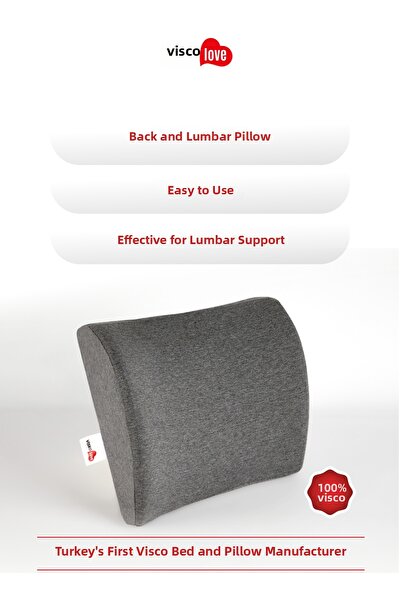 Visko Love Back Support Visco Back and Lumbar Pillow