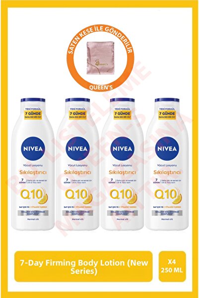 NIVEA Cellulite Q10 Firming Body Lotion 250ml, Vitamin C, Flexible and Elasti...
