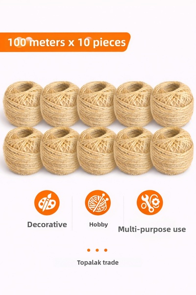 TOPALAKTİCARET Sfoară de iută, sfoară de paie K in - Sfoară de sac, sfoară de...