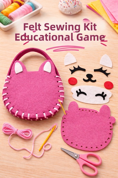 i lin baby DIY Felt Sewing Craft Set for Children 1 Piece for Children Aged 3...