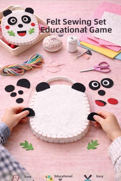 i lin baby DIY Felt Sewing Craft Set for Children 1 Piece for Children Aged 3...