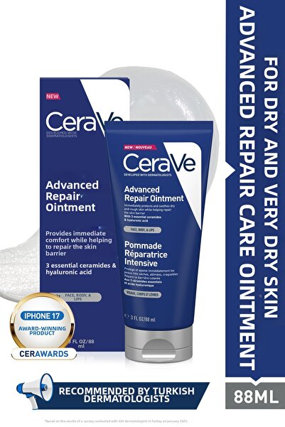 CeraVe Cremă de îngrijire avansată pentru piele uscată 88ML