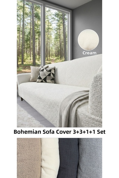 StarMall Cel mai nou husă de canapea cu model boem |   Elastic husă pentru ca...