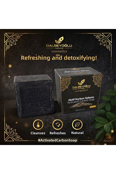 Dalbeyoğlu Bitkisel Special Production Natural Activated Carbon Soap 125 ml