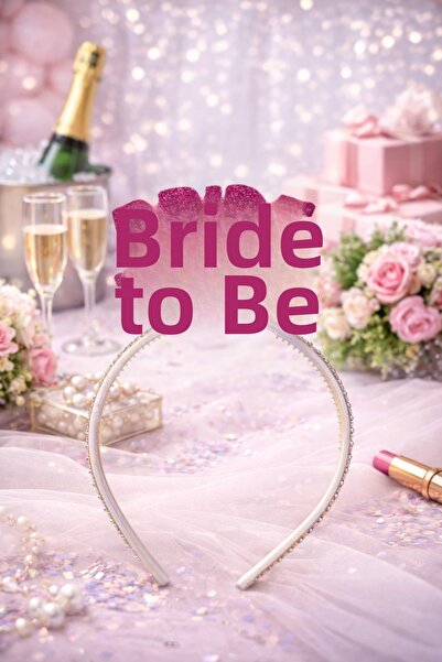 Happyewent Bride to Be Written in Pink Glittery Crown – Bachelorette Party Crown